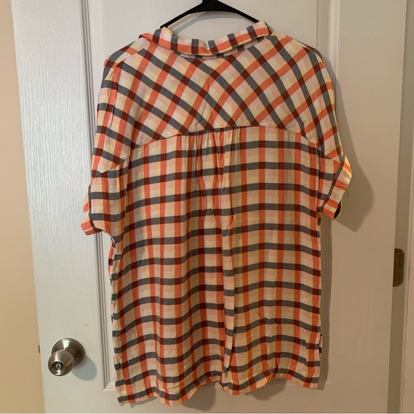 A new day flannel button down top - Picture 5 of 6